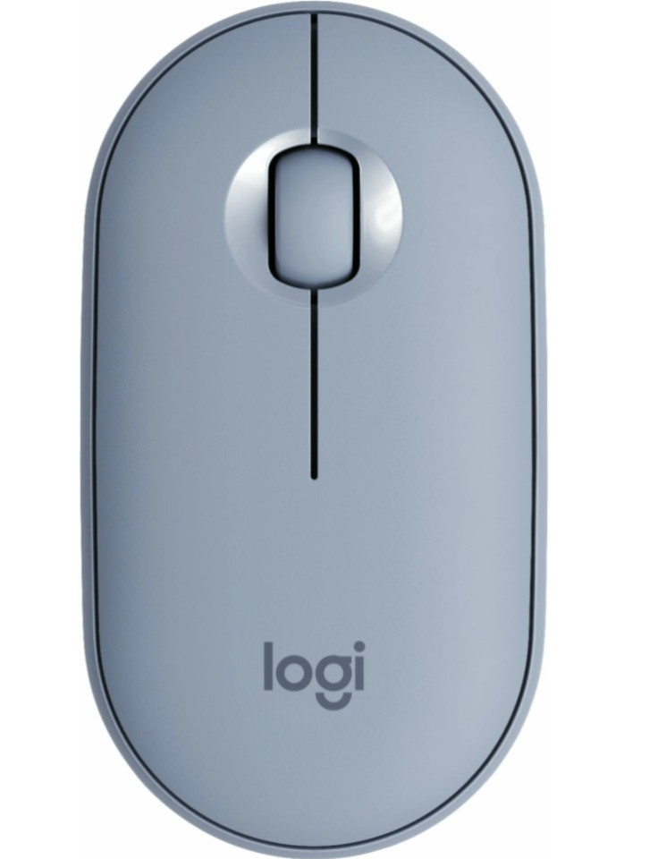 Беспроводная мышь Logitech Pebble M350 Blue Grey (910-005719) Беспроводная мышь Logitech Pebble M350 Blue Grey (910-005719)