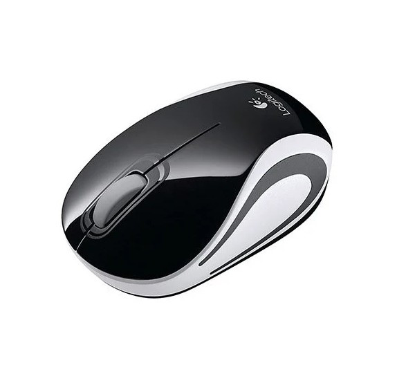 Беспроводная мышь Logitech M187 Mini Black-White USB (910-002731) Беспроводная мышь Logitech M187 Mini Black-White USB (910-002731)