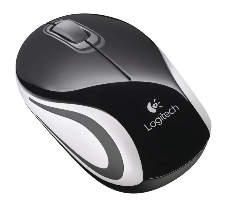 Беспроводная мышь Logitech M187 Mini Black-White USB (910-002731) Беспроводная мышь Logitech M187 Mini Black-White USB (910-002731)