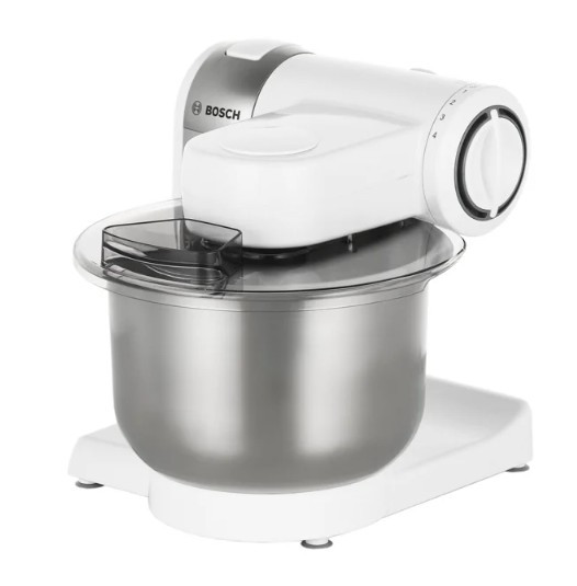 Кухонный комбайн Bosch MUM4880, 600 Вт, белый/серебристый Кухонный комбайн Bosch MUM4880, 600 Вт, белый/серебристый