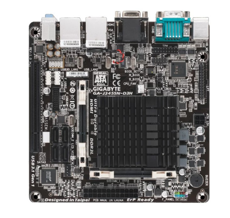 Материнская плата GIGABYTE GA-J3455N-D3H Материнская плата GIGABYTE GA-J3455N-D3H