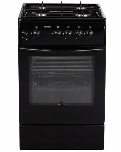 Плита газовая с крышкой MPM MPM-51-KGF-21/B черный Плита газовая с крышкой MPM MPM-51-KGF-21/B черный