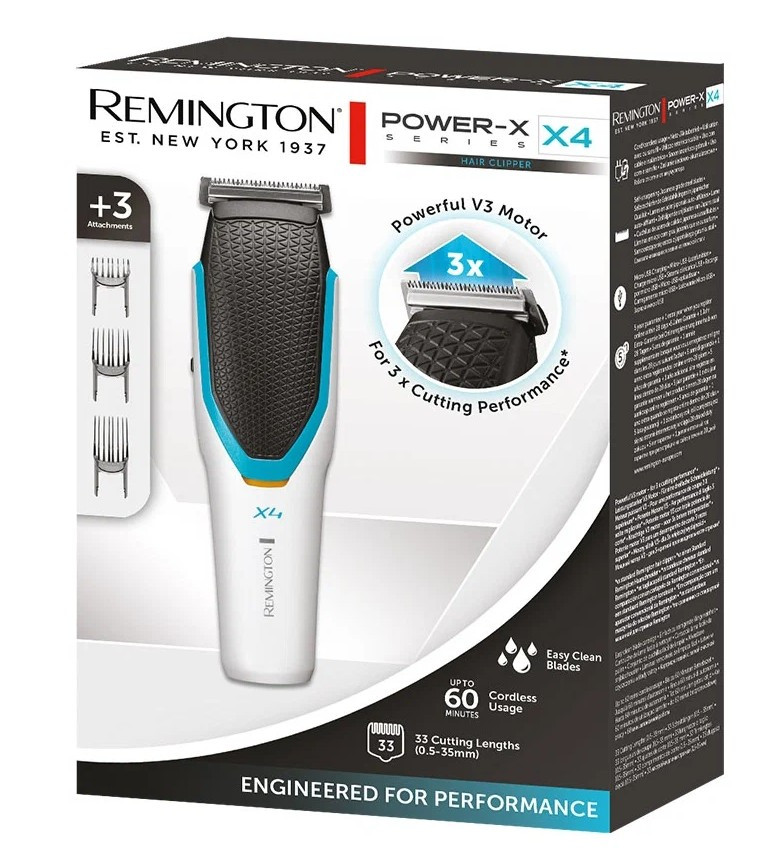 Машинка для стрижки Remington Power X Series X4 HC4000, белый