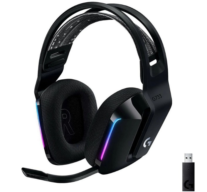 Игровые беспроводные наушники с микрофоном Logitech G733 LIGHTSPEED Black (981-000864) Игровые беспроводные наушники с микрофоном Logitech G733 LIGHTSPEED Black (981-000864)