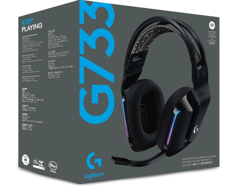 Игровые беспроводные наушники с микрофоном Logitech G733 LIGHTSPEED Black (981-000864) Игровые беспроводные наушники с микрофоном Logitech G733 LIGHTSPEED Black (981-000864)