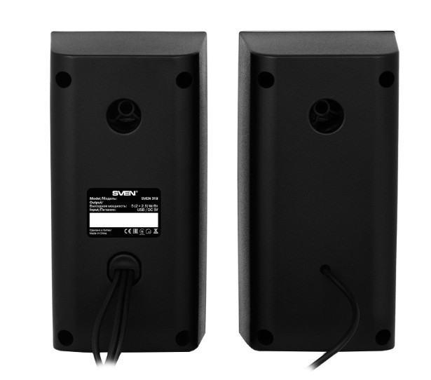 Колонки 2.0 SVEN 318 / 2х2, 5W / USB / пластик / black Колонки 2.0 SVEN 318 / 2х2, 5W / USB / пластик / black