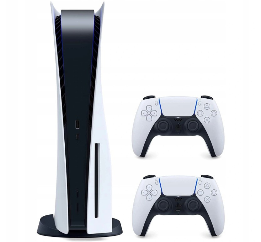 Игровая приставка Sony PlayStation 5 825 Гб, белый + Дополнительный контроллер + 2 игры в подарок Игровая приставка Sony PlayStation 5 825 Гб, белый + Дополнительный контроллер + 2 игры в подарок