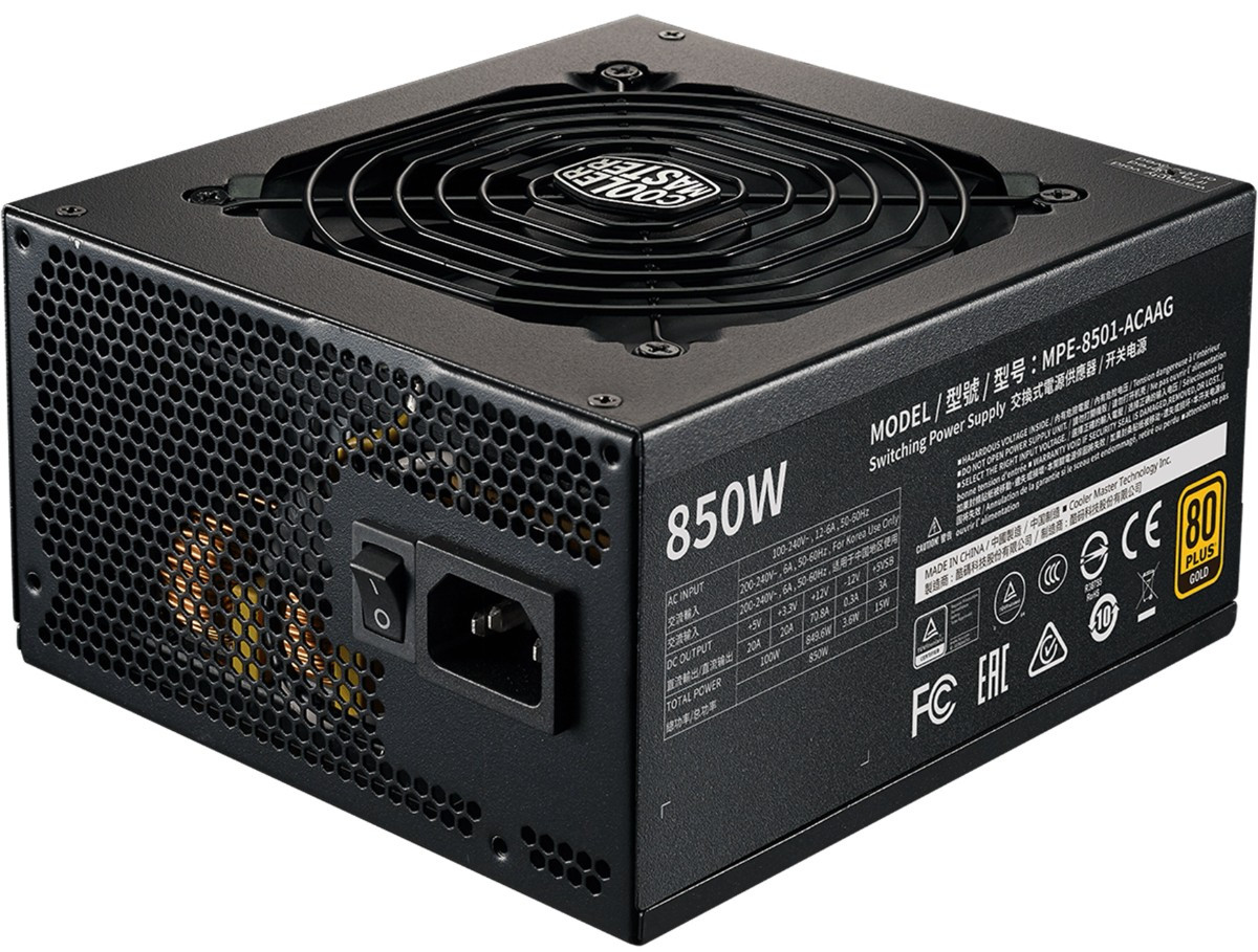 Блок питания COOLER MASTER MWE V2 850W 80 Plus Gold