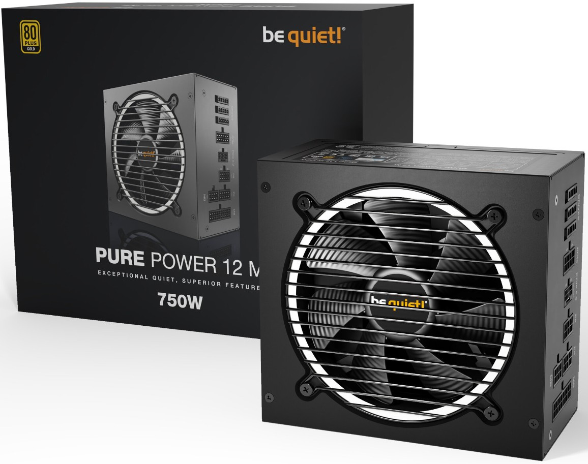 Блок питания BE QUIET! Pure Power 12 M 750W 80 Plus Gold ATX3.0 PCIe5.0