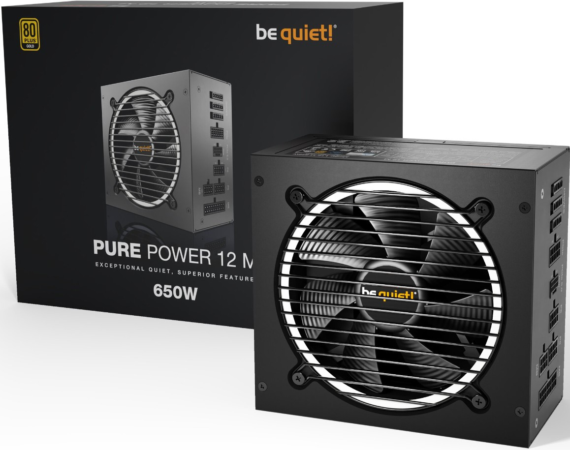 Блок питания BE QUIET! Pure Power 12 M 650W 80 Plus Gold ATX3.0 PCIe5.0