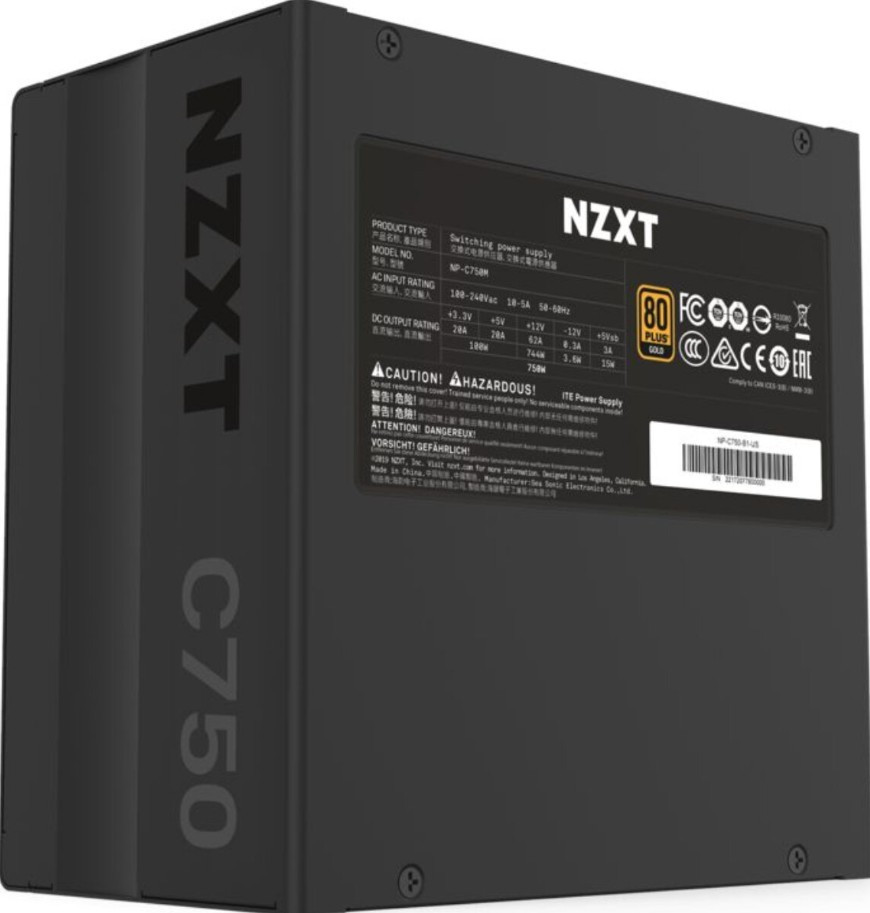 Блок питания NZXT C750 750W 80 Plus Gold