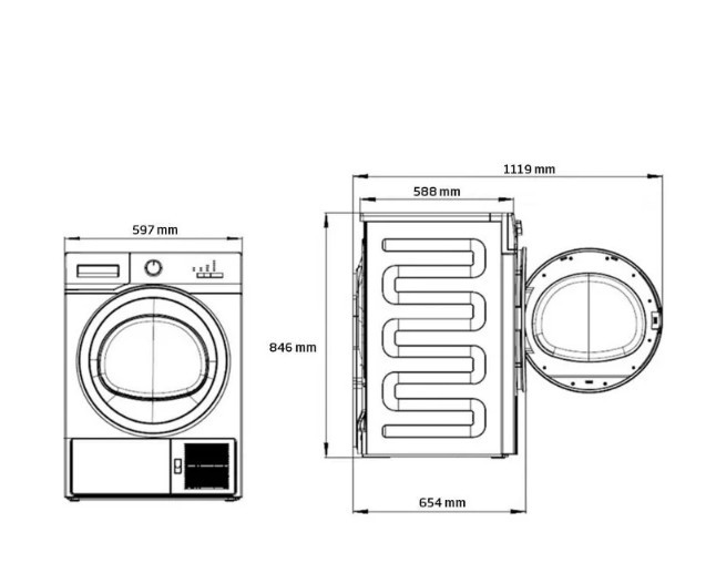Сушильная машина BEKO DH8536DRTH HygieneShield Сушильная машина BEKO DH8536DRTH HygieneShield