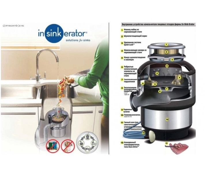 Измельчитель пищевых отходов In-Sink-Erator Model 56