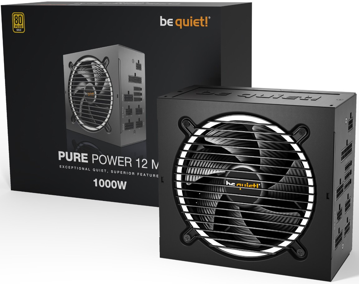 Блок питания BE QUIET! Pure Power 12 M 1000W 80 Plus Gold ATX3.0 PCIe5.0