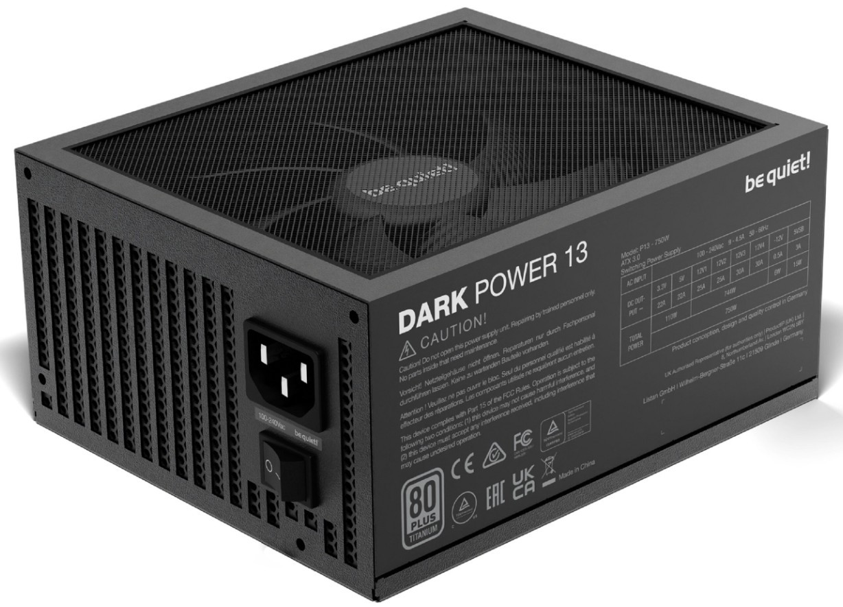 Блок питания BE QUIET! Dark Power 13 750W 80 Plus Titanium