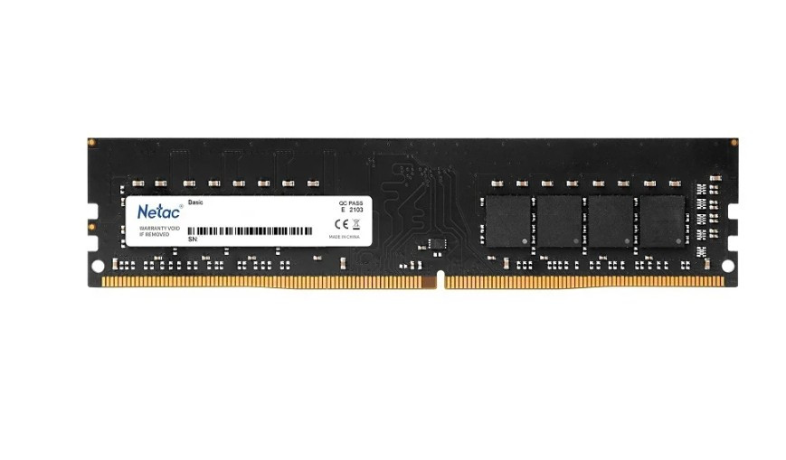 Оперативная память Netac 4 ГБ DDR4 2666 МГц DIMM CL19 NTBSD4P26SP-04