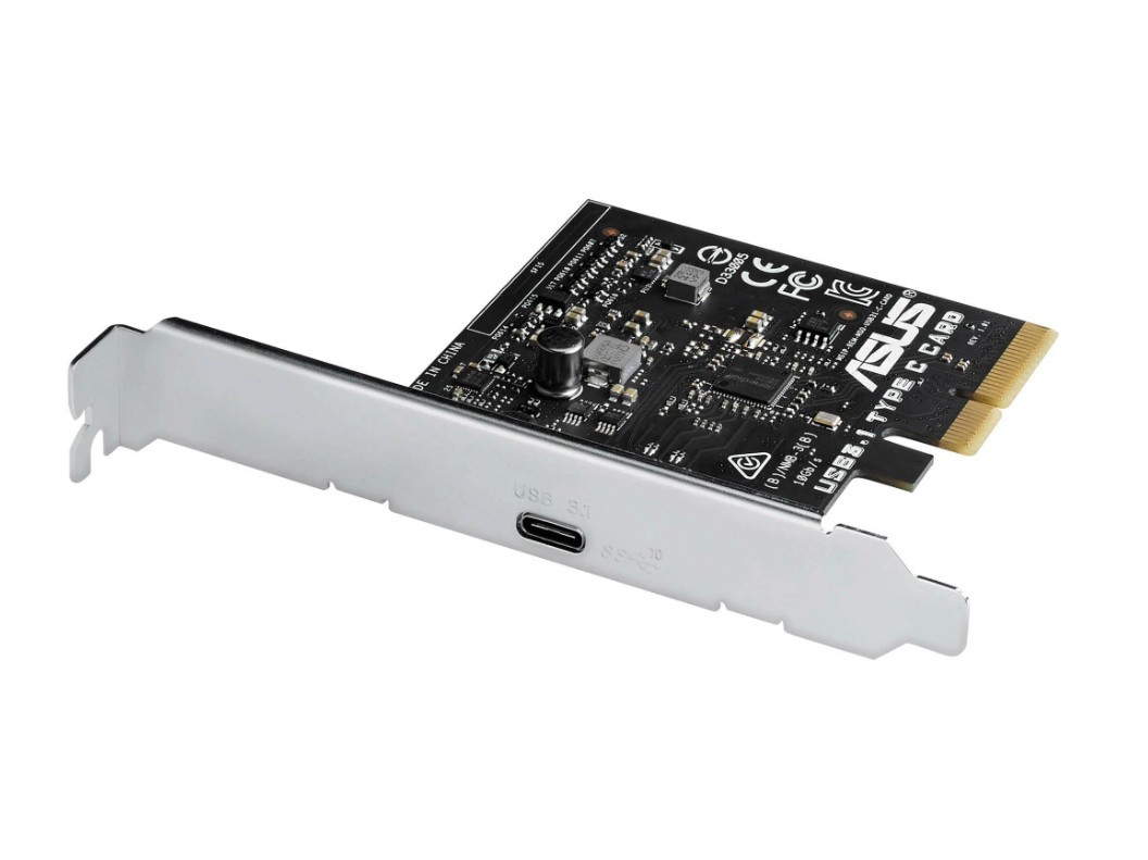 Контроллер ASUS <USB 3.1 TYPE C CARD> PCI Express x4 (поддержка PCI Express x4, x8 and x16 slots). 1x USB 3.1 port [Type C]. Обратная совместимость с USB 3.0/2.0/1.1 interface.