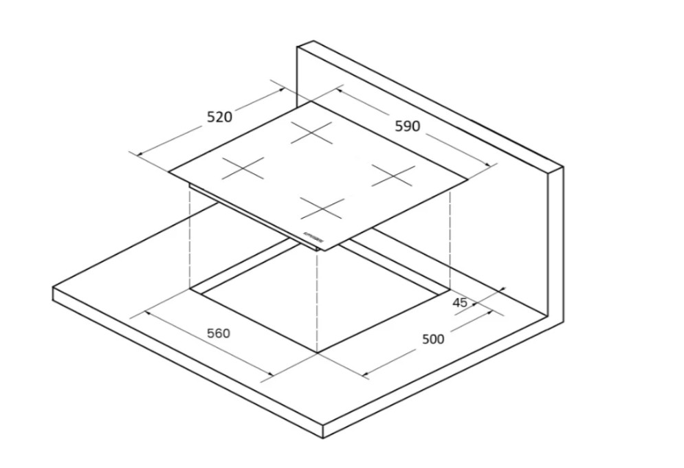 Варочная панель Kuppersberg ICS 604 C Варочная панель Kuppersberg ICS 604 C