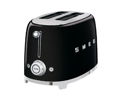 Тостер Smeg TSF01BLEU черный Тостер Smeg TSF01BLEU черный