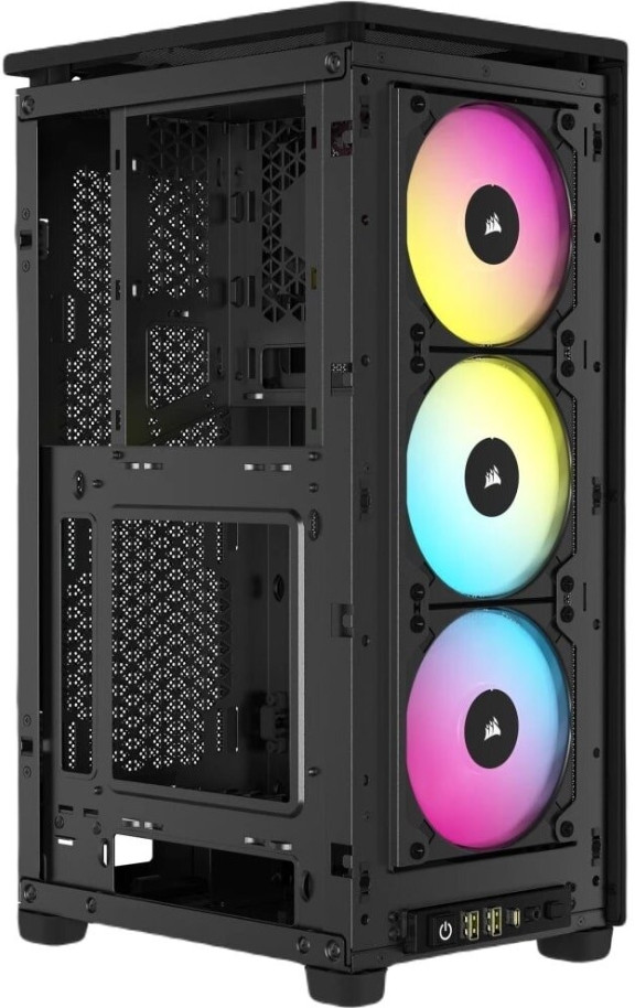 Корпус компьютерный CORSAIR iCUE 2000D RGB Airflow черный