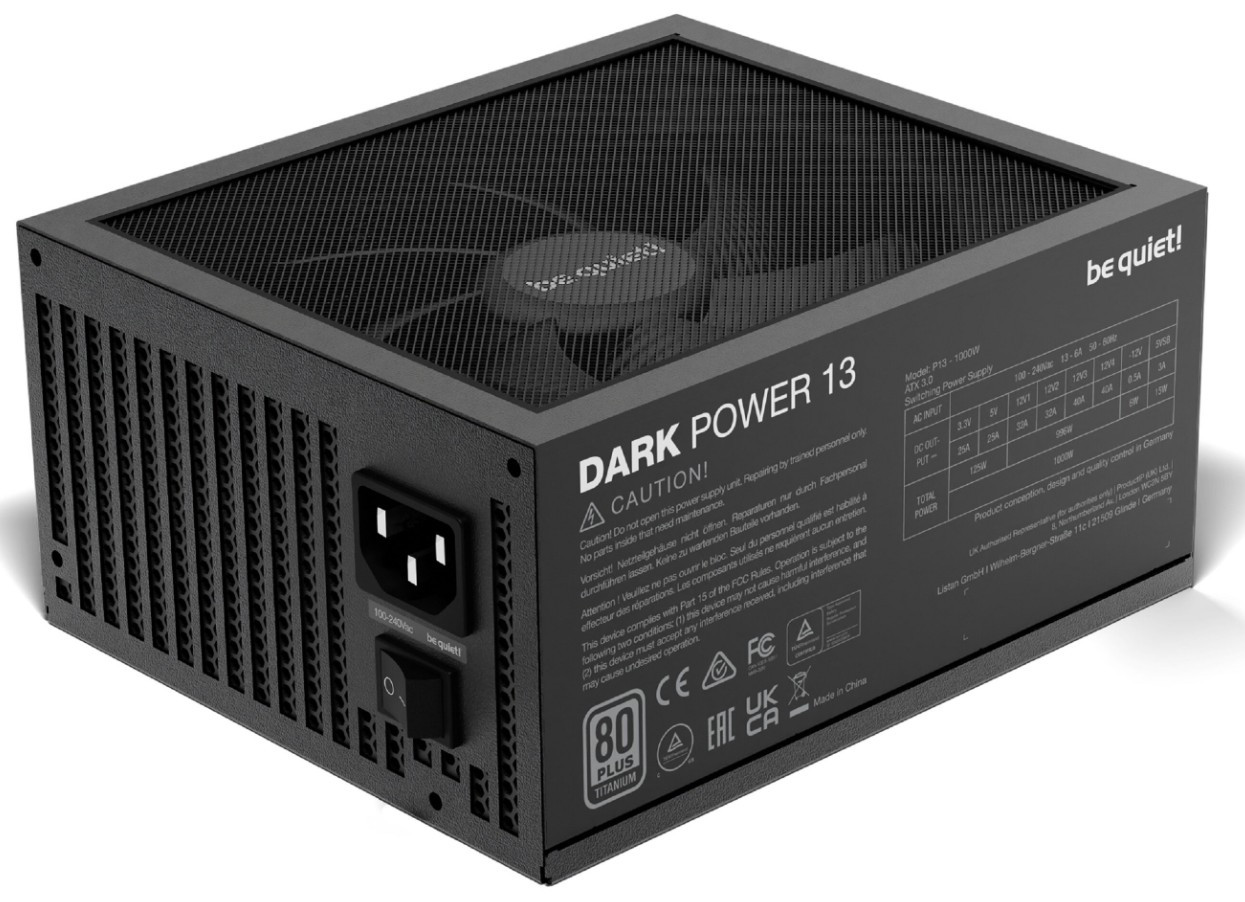 Блок питания BE QUIET! Dark Power 13 1000W 80 Plus Titanium