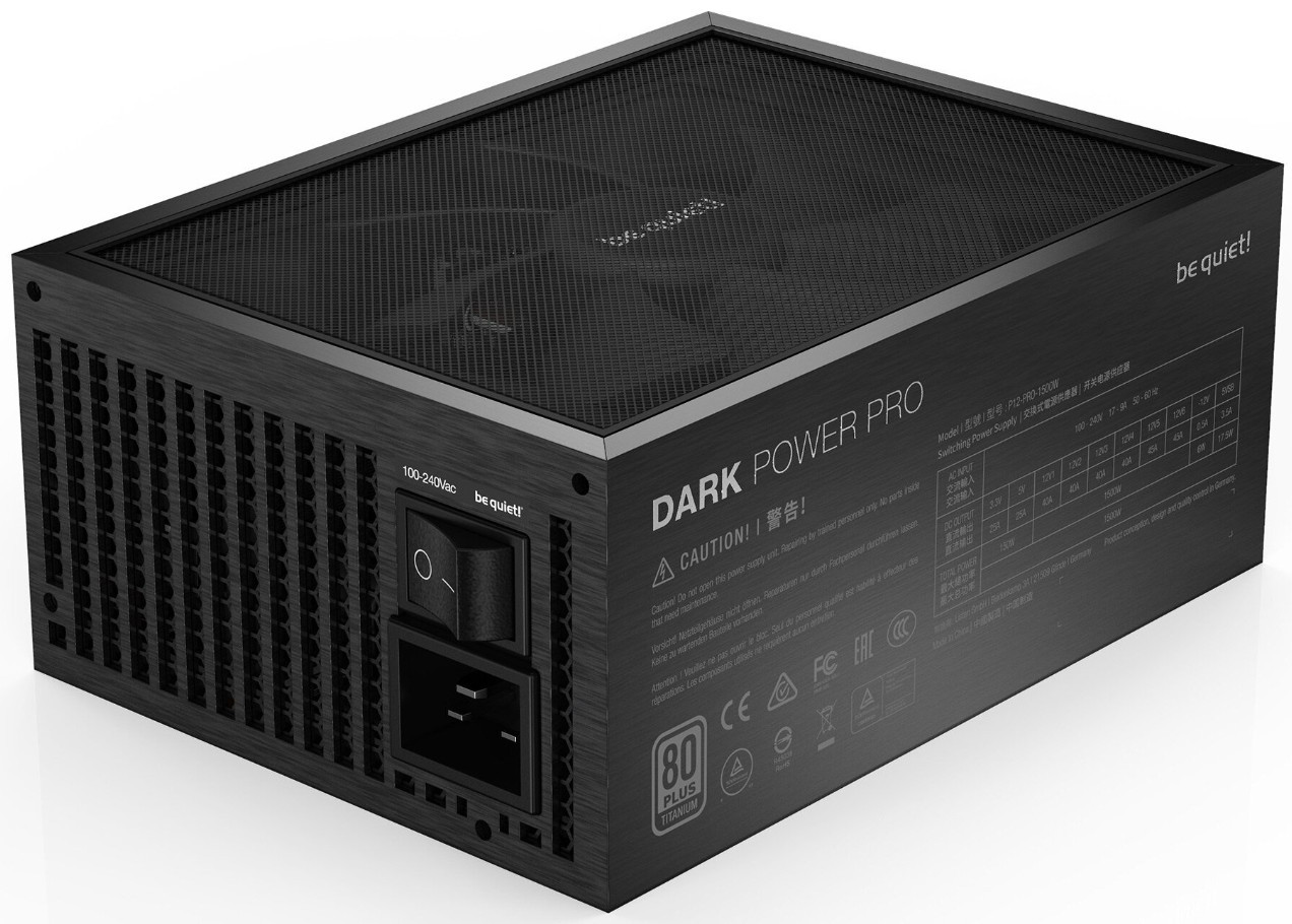 Блок питания BE QUIET! Dark Power Pro 12 1500W 80 Plus Titanium