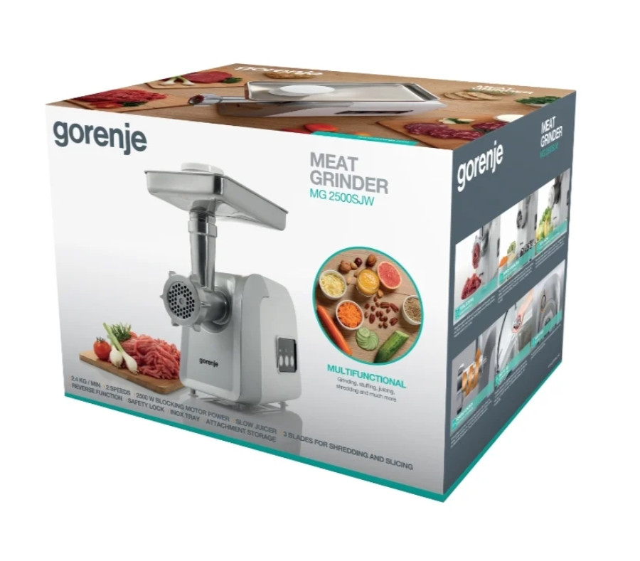Мясорубка Gorenje MG 2500 SJW Мясорубка Gorenje MG 2500 SJW