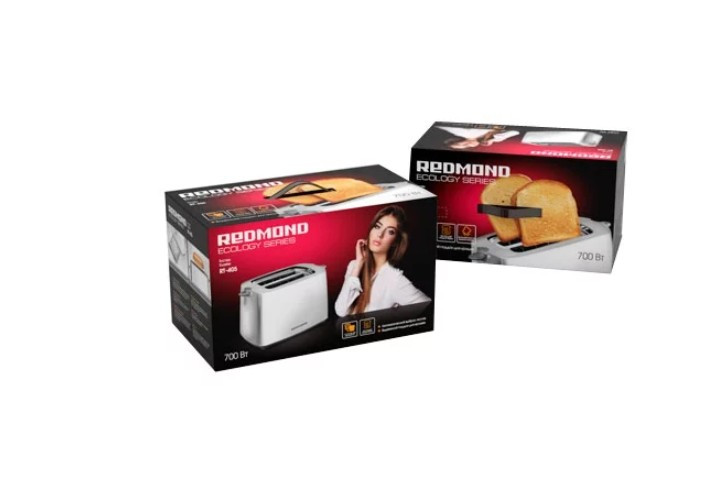 Тостер REDMOND RT-405, белый Тостер REDMOND RT-405, белый