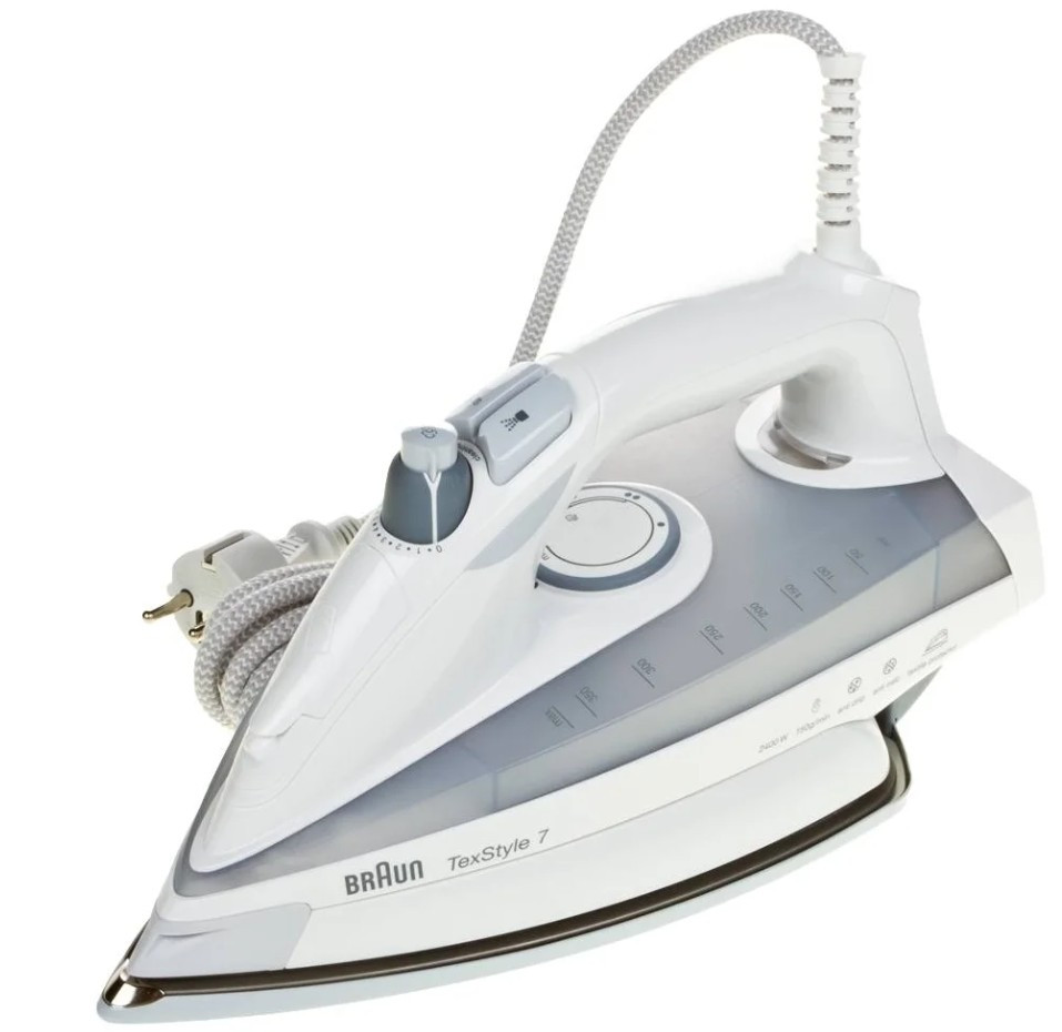 Утюг Braun TexStyle 7 TS735TP, белый/серый Утюг Braun TexStyle 7 TS735TP, белый/серый