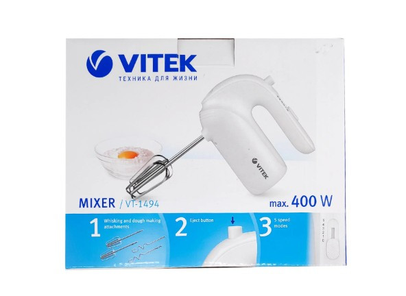 Миксер VITEK VT-1494, белый