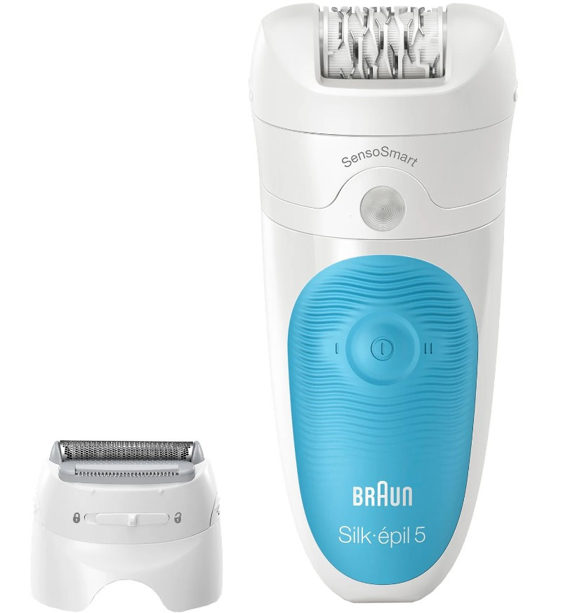 Эпилятор Braun 5-890 Silk-epil 5, белый/голубой Эпилятор Braun 5-890 Silk-epil 5, белый/голубой