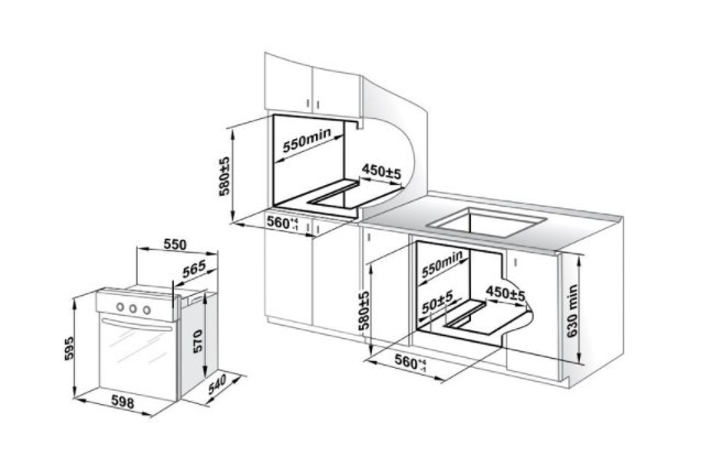 Газовый духовой шкаф GEFEST ДГЭ 621-01 Б Газовый духовой шкаф GEFEST ДГЭ 621-01 Б