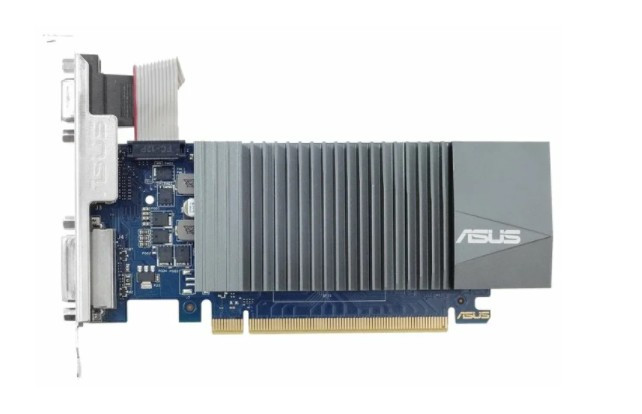Видеокарта Asus GeForce GT710 Silent Low Profile (GT710-SL-2GD5) Видеокарта Asus GeForce GT710 Silent Low Profile (GT710-SL-2GD5)
