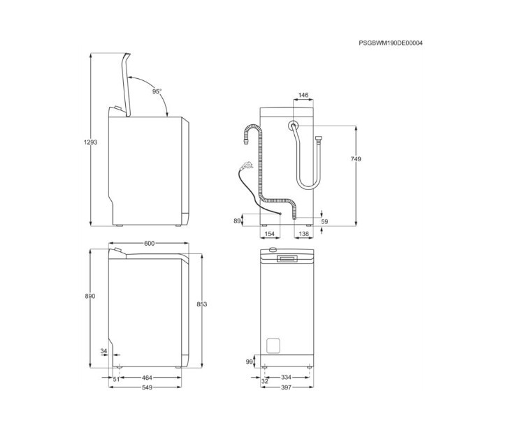 Стиральная машина Electrolux EW6TN5061F