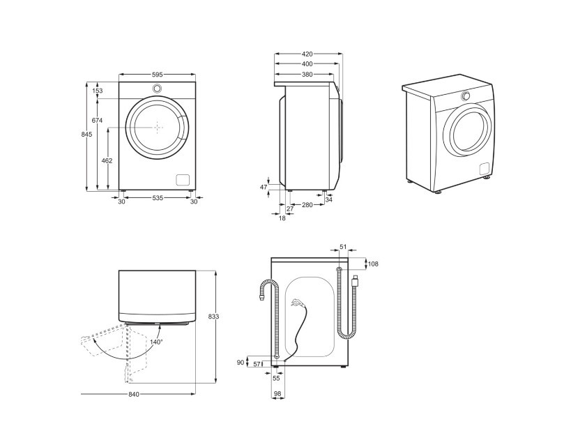 Стиральная машина Electrolux EW6SN406WI