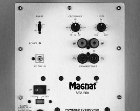 Сабвуфер Magnat Beta Sub 20A (silver)