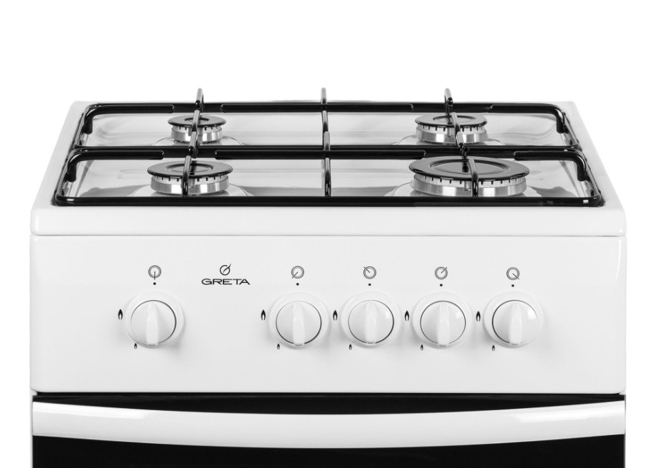 Плита газовая GRETA GG 5070MN23 W Плита газовая GRETA GG 5070MN23 W