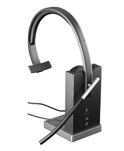Беспроводные наушники с микрофоном Logitech H820e Wireless Headset Stereo Black (981-000517)