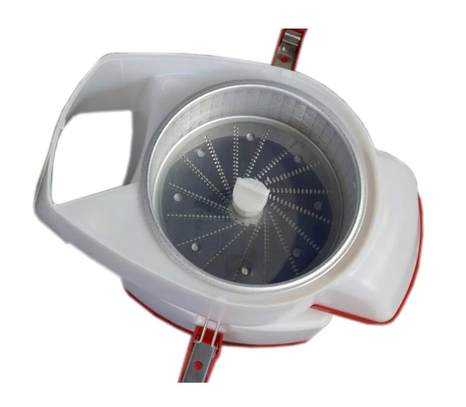 Соковыжималка БелОМО СВШПП-302, белый/красный