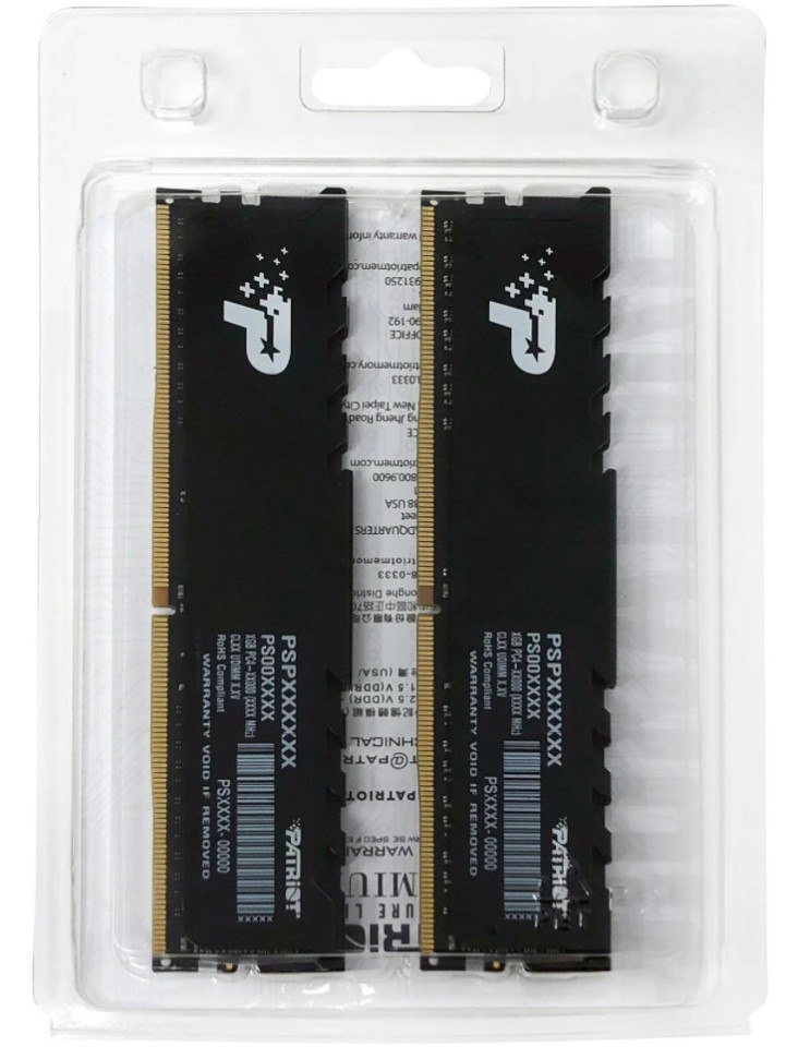 Оперативная память Patriot Memory SL Premium 16GB (8GBx2) DDR4 3200MHz PSP416G3200KH1