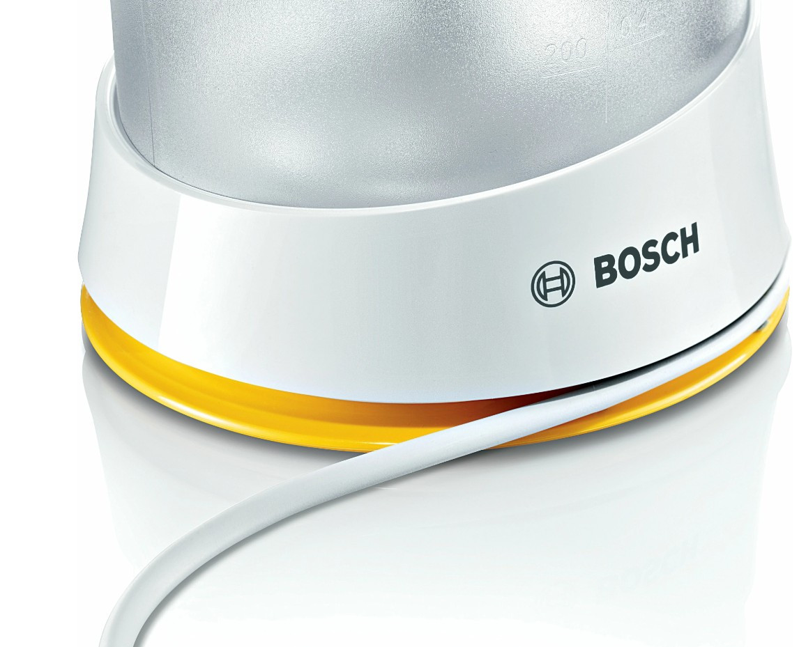 Соковыжималка для цитрусовых Bosch MCP3000N, белый/желтый