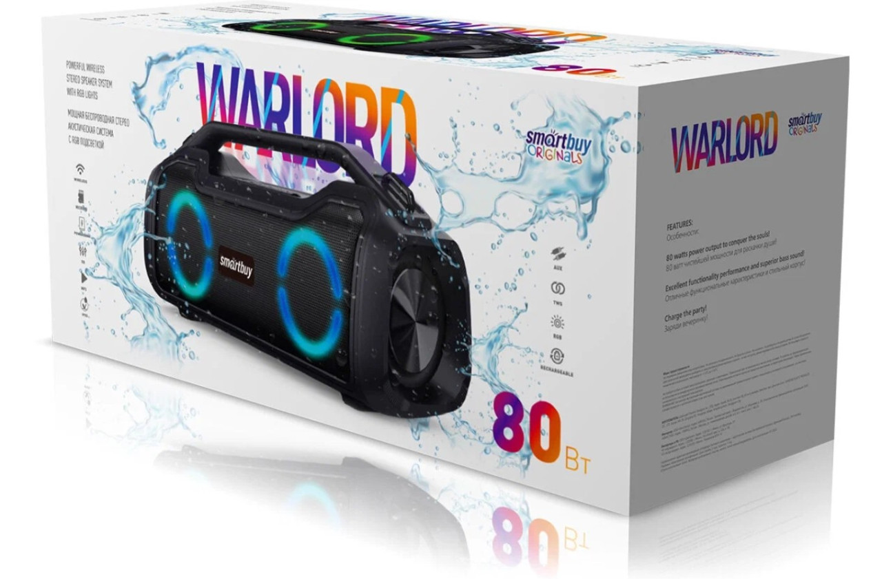 Портативная колонка Smartbuy WARLORD