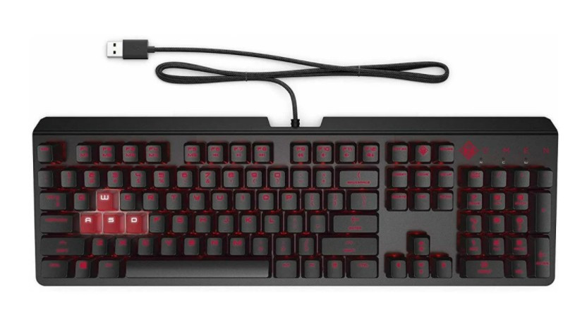Игровая клавиатура HP OMEN Encoder 6YW76AA Black USB Cherry MX Red