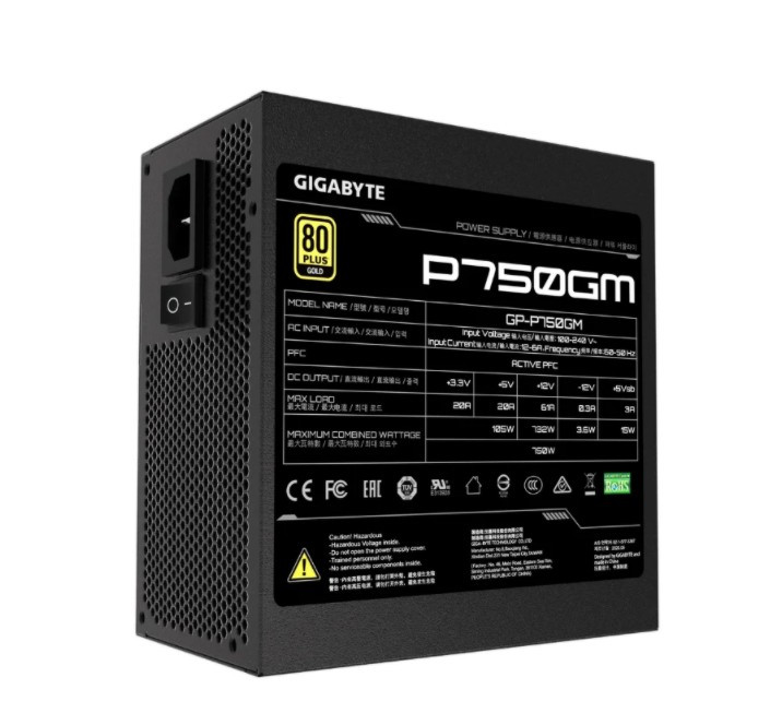 Блок питания GIGABYTE GP-P750GM 750W Блок питания GIGABYTE GP-P750GM 750W