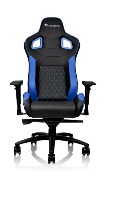 Игровое кресло Thermaltake GTF100 чёрно-синее Игровое кресло Thermaltake GTF100 чёрно-синее