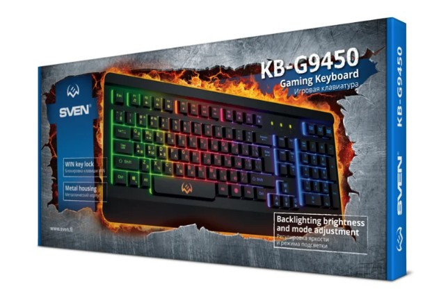 Игровая клавиатура SVEN KB-G9450 Игровая клавиатура SVEN KB-G9450