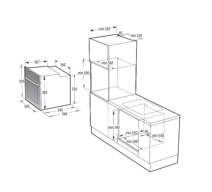 Духовой шкаф Gorenje BOS67372CLB