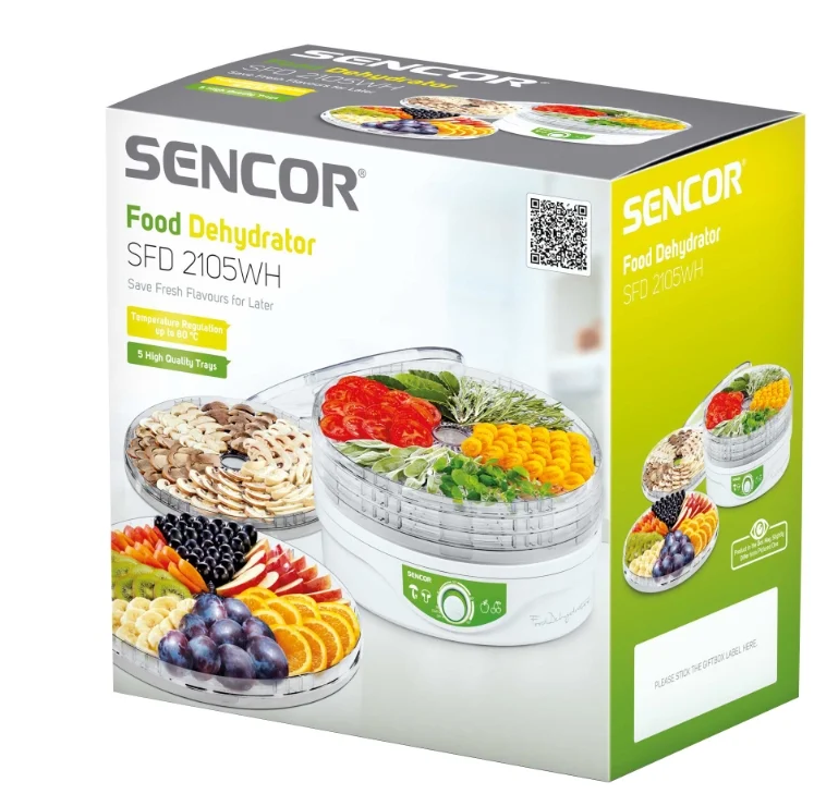Сушилка для овощей Sencor SFD 2105 WH