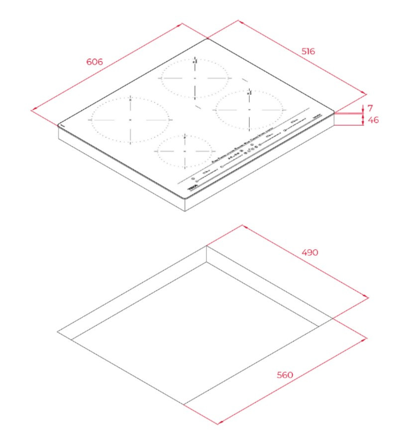 Индукционная варочная панель TEKA ITC 64630 BK MST