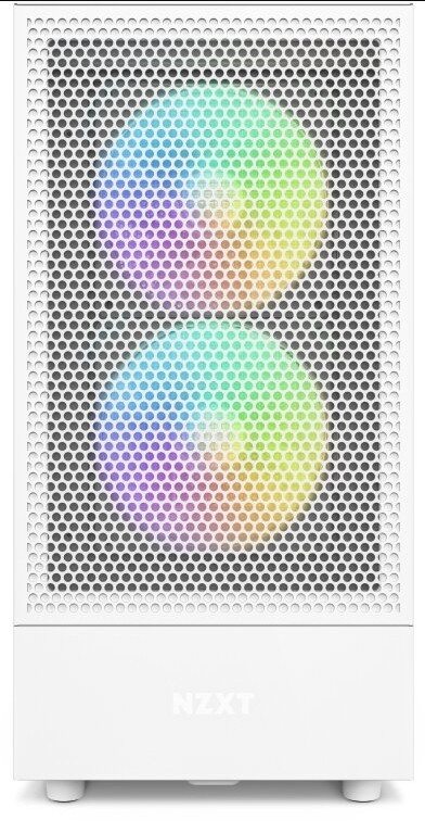 Корпус компьютерный NZXT H5 Flow RGB Белый